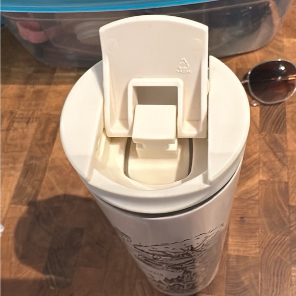 SOLD - NEW magic kingdom cream and gold Starbucks tumbler - Picture 2 of 3